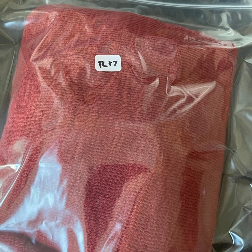 Aerie Endless Summer Shorts Lounge Women XXL Red Waffle Knit Drawstring Casual - Picture 6 of 6
